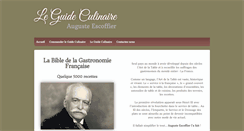 Desktop Screenshot of escoffier.org