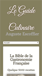 Mobile Screenshot of escoffier.org