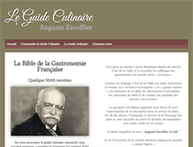 Tablet Screenshot of escoffier.org