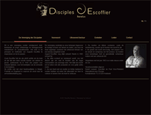 Tablet Screenshot of escoffier.be